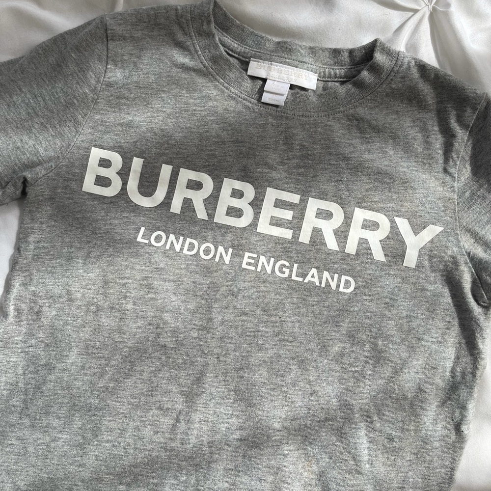 Little Kid's Robbie Branded Burberry Tee